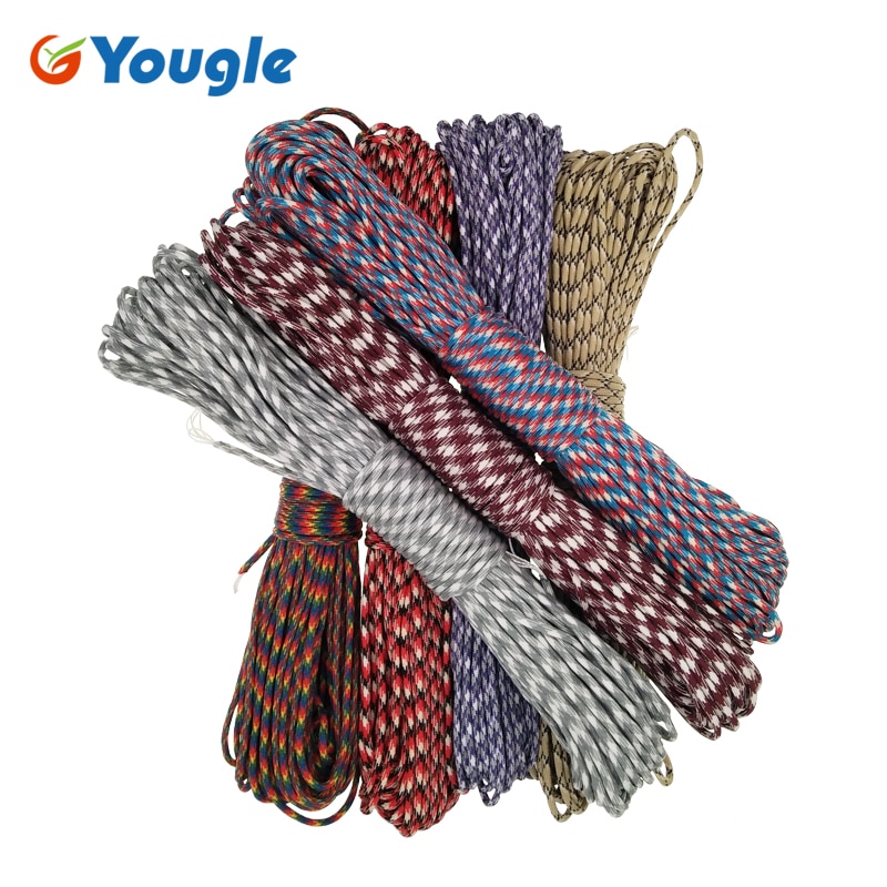 YOUGLE 550lb 100FT Paracord Rope Type III 7 ϻ..